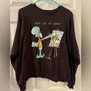 xl spongebob long sleeve shirt
